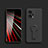 Silikon Hülle Handyhülle Ultra Dünn Schutzhülle Tasche Flexible mit Ständer S01 für Xiaomi Poco X4 GT 5G Schwarz