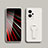 Silikon Hülle Handyhülle Ultra Dünn Schutzhülle Tasche Flexible mit Ständer S01 für Xiaomi Poco X4 GT 5G Weiß