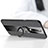 Silikon Hülle Handyhülle Ultra Dünn Schutzhülle Tasche Silikon mit Magnetisch Fingerring Ständer A01 für Xiaomi Poco X2