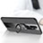 Silikon Hülle Handyhülle Ultra Dünn Schutzhülle Tasche Silikon mit Magnetisch Fingerring Ständer A02 für Oppo A5 (2020)
