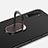 Silikon Hülle Handyhülle Ultra Dünn Schutzhülle Tasche Silikon mit Magnetisch Fingerring Ständer A02 für Oppo K5