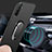 Silikon Hülle Handyhülle Ultra Dünn Schutzhülle Tasche Silikon mit Magnetisch Fingerring Ständer A02 für Realme XT