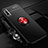 Silikon Hülle Handyhülle Ultra Dünn Schutzhülle Tasche Silikon mit Magnetisch Fingerring Ständer A03 für Huawei Honor 9X