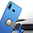 Silikon Hülle Handyhülle Ultra Dünn Schutzhülle Tasche Silikon mit Magnetisch Fingerring Ständer für Samsung Galaxy A6s