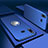 Silikon Hülle Handyhülle Ultra Dünn Schutzhülle Tasche Silikon mit Magnetisch Fingerring Ständer für Samsung Galaxy A6s Blau