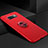 Silikon Hülle Handyhülle Ultra Dünn Schutzhülle Tasche Silikon mit Magnetisch Fingerring Ständer für Samsung Galaxy S10 Rot