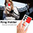 Silikon Hülle Handyhülle Ultradünn Schutzhülle Flexible Tasche Durchsichtig Transparent mit Fingerring Ständer S03 für Samsung Galaxy S22 Ultra 5G