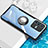 Silikon Hülle Handyhülle Ultradünn Schutzhülle Flexible Tasche Durchsichtig Transparent mit Magnetisch Fingerring Ständer BH1 für Vivo V23 Pro 5G