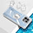 Silikon Hülle Handyhülle Ultradünn Schutzhülle Flexible Tasche Durchsichtig Transparent mit Magnetisch Fingerring Ständer BH1 für Xiaomi Mi 13 Pro 5G Weiß