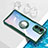 Silikon Hülle Handyhülle Ultradünn Schutzhülle Flexible Tasche Durchsichtig Transparent mit Magnetisch Fingerring Ständer BH1 für Xiaomi Poco F3 5G