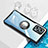 Silikon Hülle Handyhülle Ultradünn Schutzhülle Flexible Tasche Durchsichtig Transparent mit Magnetisch Fingerring Ständer BH1 für Xiaomi Poco X4 GT 5G Schwarz