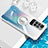 Silikon Hülle Handyhülle Ultradünn Schutzhülle Flexible Tasche Durchsichtig Transparent mit Magnetisch Fingerring Ständer BH1 für Xiaomi Redmi Note 11 4G (2021) Weiß