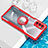 Silikon Hülle Handyhülle Ultradünn Schutzhülle Flexible Tasche Durchsichtig Transparent mit Magnetisch Fingerring Ständer BH1 für Xiaomi Redmi Note 11 SE 5G