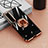 Silikon Hülle Handyhülle Ultradünn Schutzhülle Flexible Tasche Durchsichtig Transparent mit Magnetisch Fingerring Ständer für Sony Xperia 1 IV Rosegold