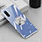 Silikon Hülle Handyhülle Ultradünn Schutzhülle Flexible Tasche Durchsichtig Transparent mit Magnetisch Fingerring Ständer für Sony Xperia 10 III SO-52B