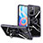 Silikon Hülle Handyhülle Ultradünn Schutzhülle Flexible Tasche Durchsichtig Transparent mit Magnetisch Fingerring Ständer ZL1 für Xiaomi Poco M4 Pro 5G