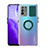 Silikon Hülle Handyhülle Ultradünn Schutzhülle Flexible Tasche Durchsichtig Transparent mit Ständer für Oppo A95 5G Grün