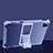 Silikon Hülle Handyhülle Ultradünn Schutzhülle Flexible Tasche Durchsichtig Transparent mit Ständer S01 für Apple iPad Pro 12.9 (2022) Klar