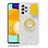 Silikon Hülle Handyhülle Ultradünn Schutzhülle Flexible Tasche Durchsichtig Transparent mit Ständer S01 für Samsung Galaxy A52 5G
