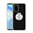 Silikon Hülle Handyhülle Ultradünn Schutzhülle Tasche Durchsichtig Transparent mit Magnetisch Fingerring Ständer C01 für Samsung Galaxy S20 Plus Silber