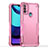 Silikon Hülle Handyhülle und Kunststoff Schutzhülle Hartschalen Tasche für Motorola Moto E30 Pink