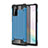 Silikon Hülle Handyhülle und Kunststoff Schutzhülle Hartschalen Tasche für Samsung Galaxy Note 20 Plus 5G Hellblau