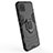 Silikon Hülle Handyhülle und Kunststoff Schutzhülle Hartschalen Tasche mit Magnetisch Fingerring Ständer für Samsung Galaxy F42 5G