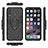 Silikon Hülle Handyhülle und Kunststoff Schutzhülle Hartschalen Tasche mit Magnetisch Fingerring Ständer für Samsung Galaxy M30