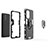 Silikon Hülle Handyhülle und Kunststoff Schutzhülle Hartschalen Tasche mit Magnetisch Fingerring Ständer für Xiaomi Mi 11X 5G