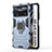 Silikon Hülle Handyhülle und Kunststoff Schutzhülle Hartschalen Tasche mit Magnetisch Fingerring Ständer für Xiaomi Poco X4 Pro 5G