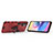 Silikon Hülle Handyhülle und Kunststoff Schutzhülle Hartschalen Tasche mit Magnetisch Fingerring Ständer für Xiaomi Redmi Note 10 5G