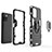 Silikon Hülle Handyhülle und Kunststoff Schutzhülle Hartschalen Tasche mit Magnetisch Fingerring Ständer für Xiaomi Redmi Note 10 Pro 5G