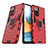 Silikon Hülle Handyhülle und Kunststoff Schutzhülle Hartschalen Tasche mit Magnetisch Fingerring Ständer für Xiaomi Redmi Note 10 Pro Max