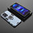 Silikon Hülle Handyhülle und Kunststoff Schutzhülle Hartschalen Tasche mit Magnetisch Fingerring Ständer für Xiaomi Redmi Note 12 Pro+ Plus 5G Blau