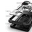 Silikon Hülle Handyhülle und Kunststoff Schutzhülle Hartschalen Tasche mit Magnetisch Fingerring Ständer J02S für Samsung Galaxy A52 4G