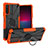 Silikon Hülle Handyhülle und Kunststoff Schutzhülle Hartschalen Tasche mit Magnetisch Fingerring Ständer JX1 für Sony Xperia 10 IV SOG07