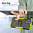 Silikon Hülle Handyhülle und Kunststoff Schutzhülle Hartschalen Tasche mit Magnetisch Fingerring Ständer JX1 für Xiaomi Poco M5S