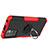 Silikon Hülle Handyhülle und Kunststoff Schutzhülle Hartschalen Tasche mit Magnetisch Fingerring Ständer JX1 für Xiaomi Redmi 10 4G