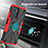 Silikon Hülle Handyhülle und Kunststoff Schutzhülle Hartschalen Tasche mit Magnetisch Fingerring Ständer JX1 für Xiaomi Redmi 10 Prime Plus 5G