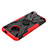 Silikon Hülle Handyhülle und Kunststoff Schutzhülle Hartschalen Tasche mit Magnetisch Fingerring Ständer JX2 für Nokia C200