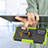 Silikon Hülle Handyhülle und Kunststoff Schutzhülle Hartschalen Tasche mit Magnetisch Fingerring Ständer JX3 für Samsung Galaxy A52 4G