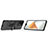 Silikon Hülle Handyhülle und Kunststoff Schutzhülle Hartschalen Tasche mit Magnetisch Fingerring Ständer KC1 für Vivo V23 Pro 5G
