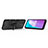 Silikon Hülle Handyhülle und Kunststoff Schutzhülle Hartschalen Tasche mit Magnetisch Fingerring Ständer KC1 für Vivo Y50t