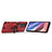 Silikon Hülle Handyhülle und Kunststoff Schutzhülle Hartschalen Tasche mit Magnetisch Fingerring Ständer KC1 für Xiaomi Mi 11X 5G