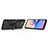 Silikon Hülle Handyhülle und Kunststoff Schutzhülle Hartschalen Tasche mit Magnetisch Fingerring Ständer KC1 für Xiaomi Redmi Note 10 5G