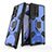 Silikon Hülle Handyhülle und Kunststoff Schutzhülle Hartschalen Tasche mit Magnetisch Fingerring Ständer KC4 für Xiaomi Mi 11T 5G