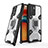 Silikon Hülle Handyhülle und Kunststoff Schutzhülle Hartschalen Tasche mit Magnetisch Fingerring Ständer KC4 für Xiaomi Poco X3 GT 5G Weiß
