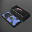 Silikon Hülle Handyhülle und Kunststoff Schutzhülle Hartschalen Tasche mit Magnetisch Fingerring Ständer KC5 für Huawei Honor Magic3 Pro+ Plus 5G