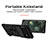 Silikon Hülle Handyhülle und Kunststoff Schutzhülle Hartschalen Tasche mit Magnetisch Fingerring Ständer MQ1 für Google Pixel 6 Pro 5G