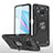 Silikon Hülle Handyhülle und Kunststoff Schutzhülle Hartschalen Tasche mit Magnetisch Fingerring Ständer MQ1 für Xiaomi Mi 10i 5G
